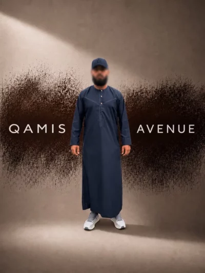 Qamis Bleu Nuit — Collection 2026